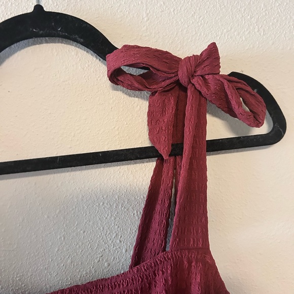 ASOS adjustable shoulder bow dress size 10 - Picture 2 of 4